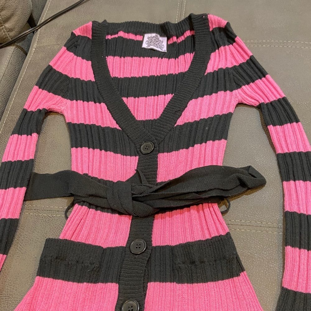 Pink and grey sweater
